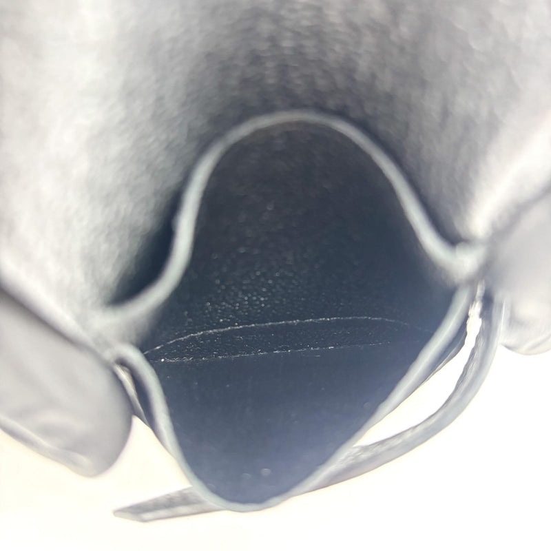 Hermes Bearn Epsom Black Leather Accessory