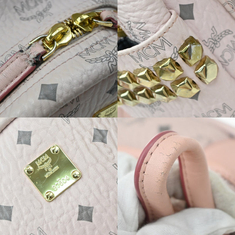 Mcm Vintage Vicetos Leather Pink Bag