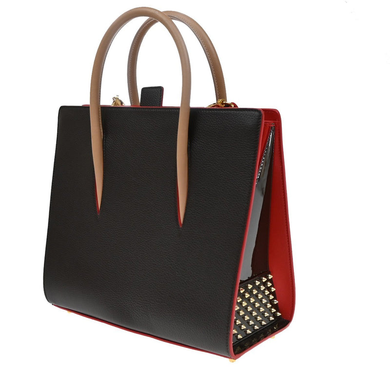 Christian Louboutin Paloma Printed Leather Brown Bag