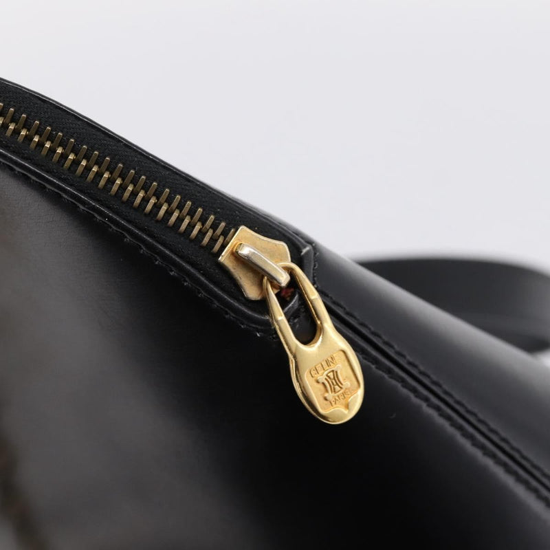 Celine Shoulder Leather Black Bag
