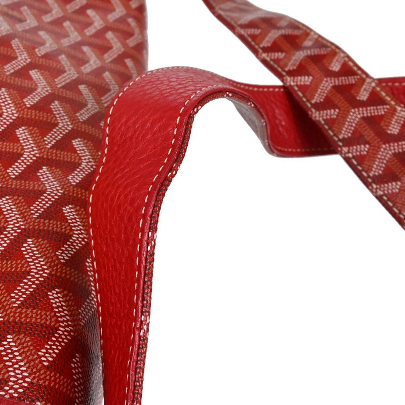 Goyard Grand Bleu Messenger Coated Canvas Red