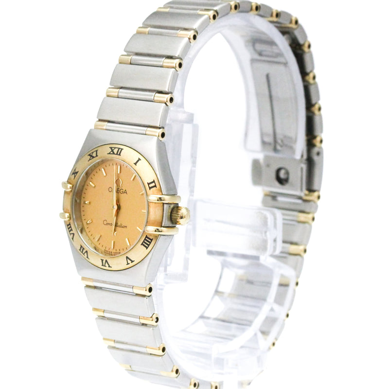 Omega Constellation Quartz Stainless Steel And Yellow Gold Watches