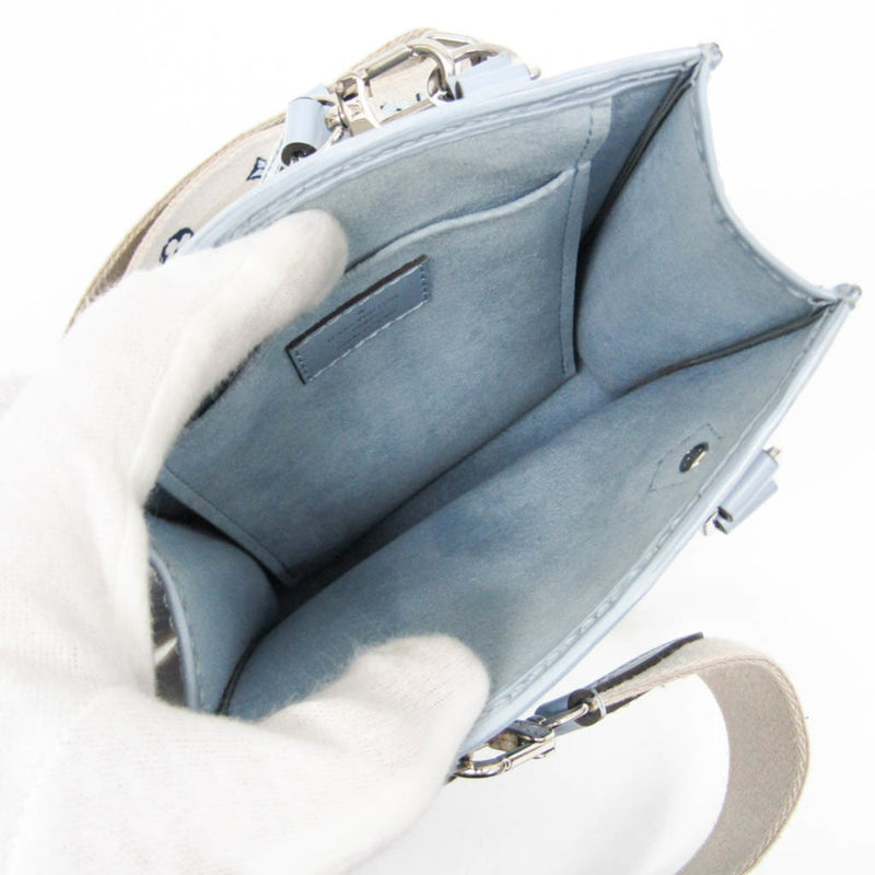 Louis Vuitton Petit Sac Plat Epi Leather Blue Bag