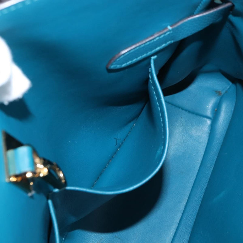 Louis Vuitton Milla Veau Nuage Calfskin Blue Leather Bag