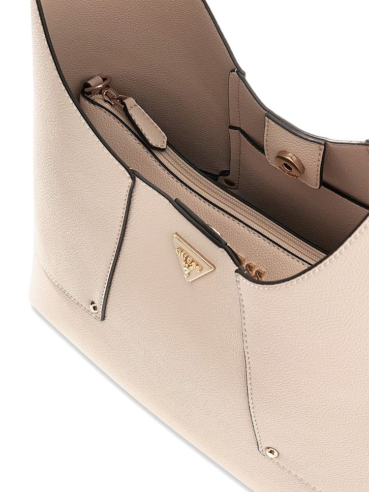 Guess Hobo Bag — Beige Polyurethane