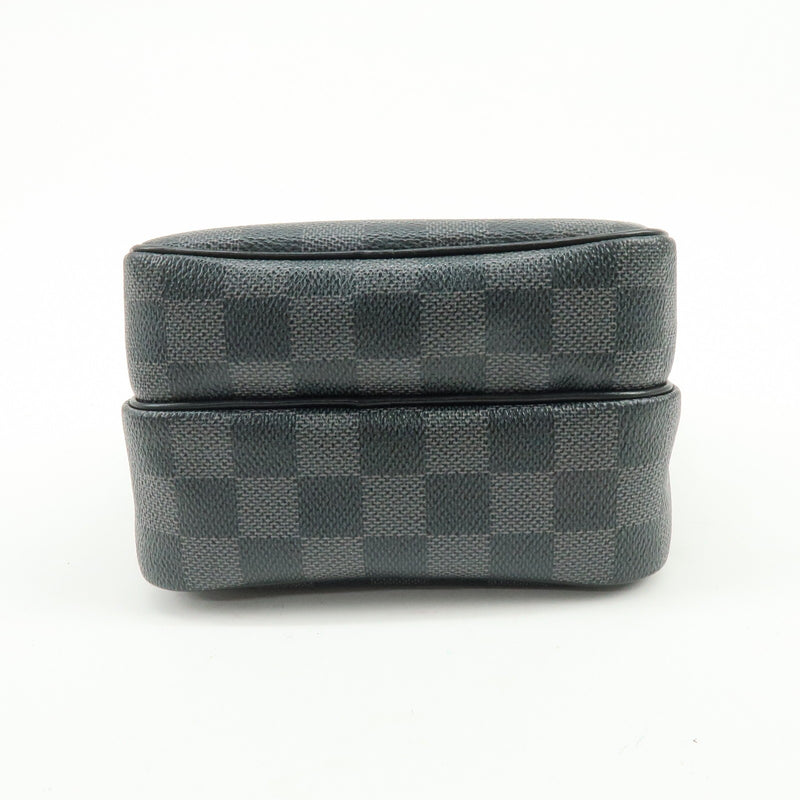 Louis Vuitton Rem Damier Graphite Black Canvas Bag
