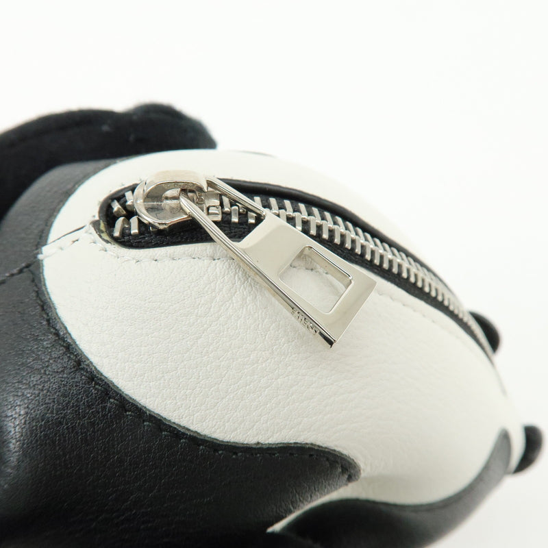 Loewe Panda Coin Purse Leather White Bag