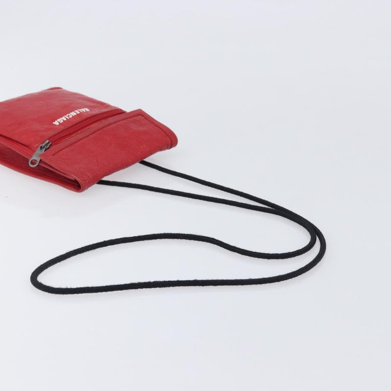 Balenciaga Explorer Leather Red Bag