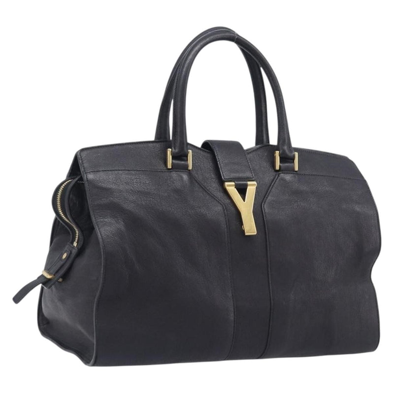 Saint Laurent Classic Y Cabas Leather Black Bag