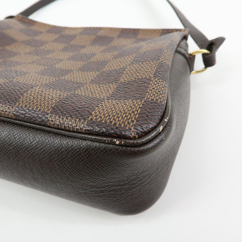 Louis Vuitton Trousse Make Up Damier Brown Canvas Bag