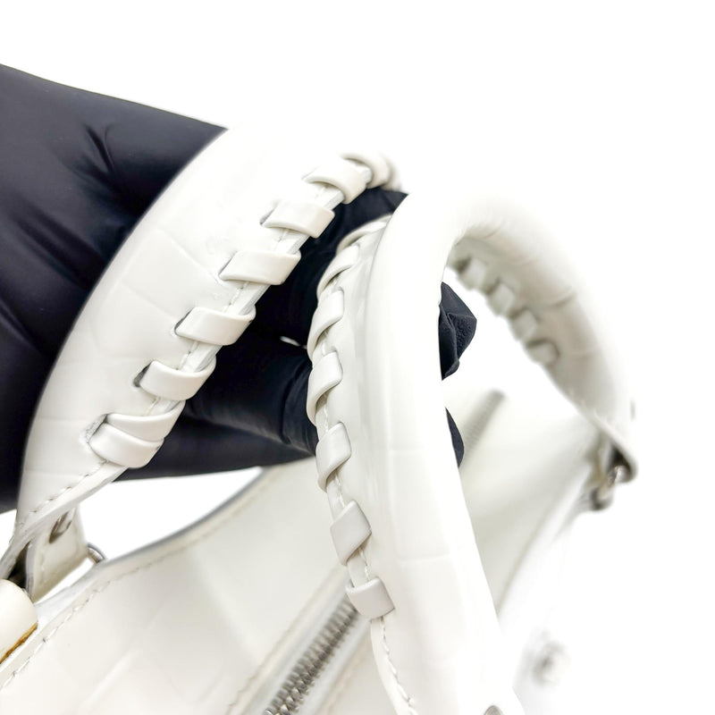 Balenciaga Neo Classic City Leather White Bag