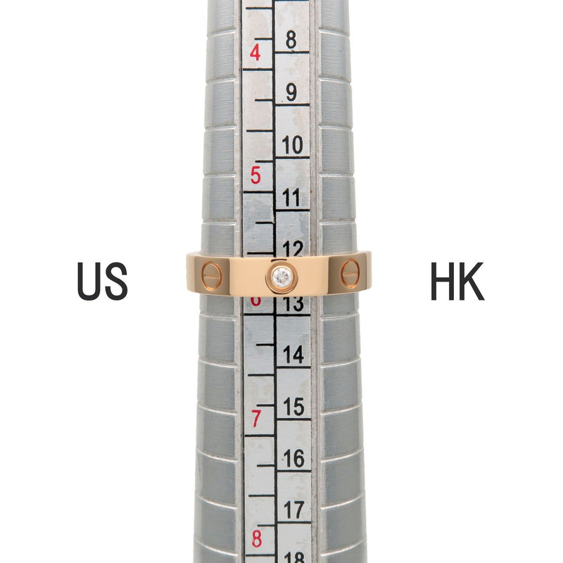 Cartier Love Wedding Band 1 Diamond 18k Rose Gold With Yellow_gold Bijoux
