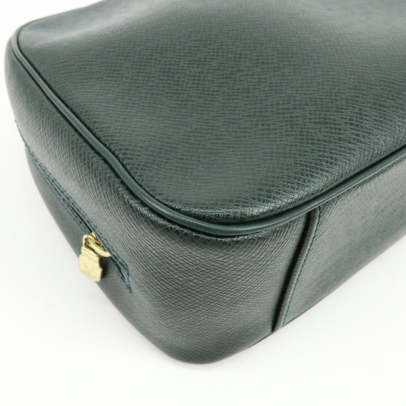Louis Vuitton Toiletry Pouch Taiga Leather Green
