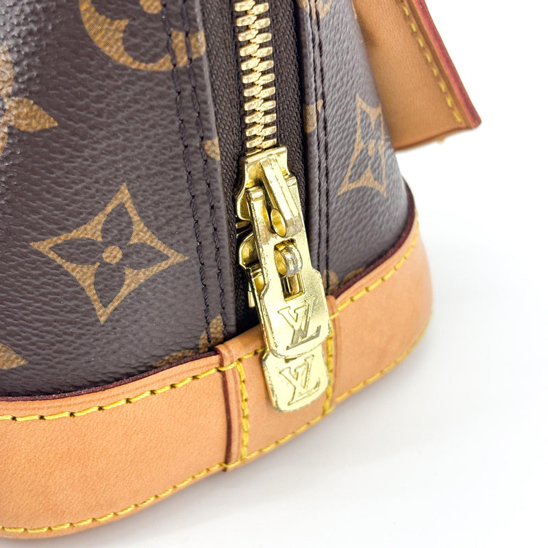 Louis Vuitton Alma Monogram Canvas Brown Bag