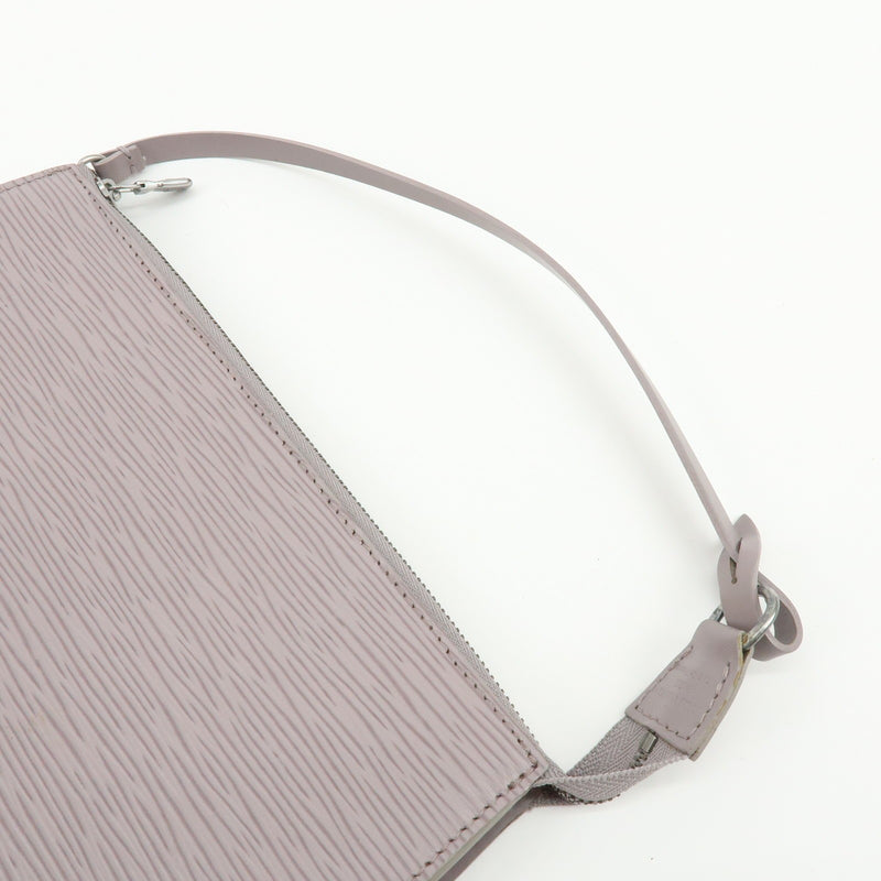 Louis Vuitton Pochette Accessoires Epi Leather Purple Bag