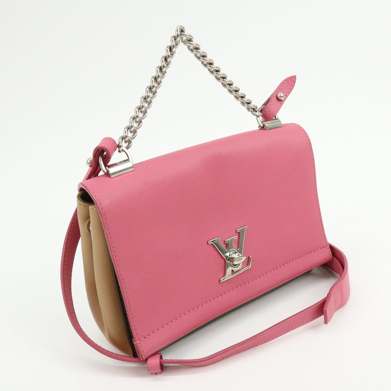 Louis Vuitton Lockme Ii Leather Pink Bag