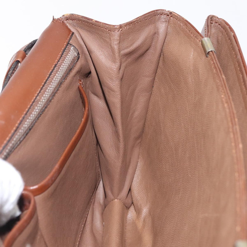 Celine Triomphe Leather Brown Bag