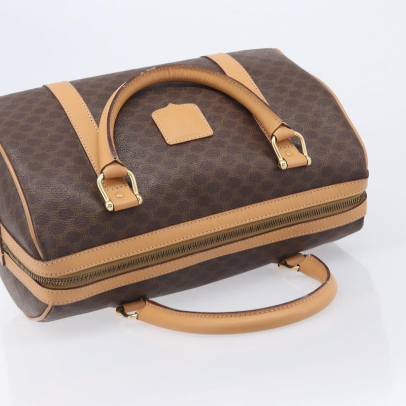 Celine Handbag Canvas Brown Bag