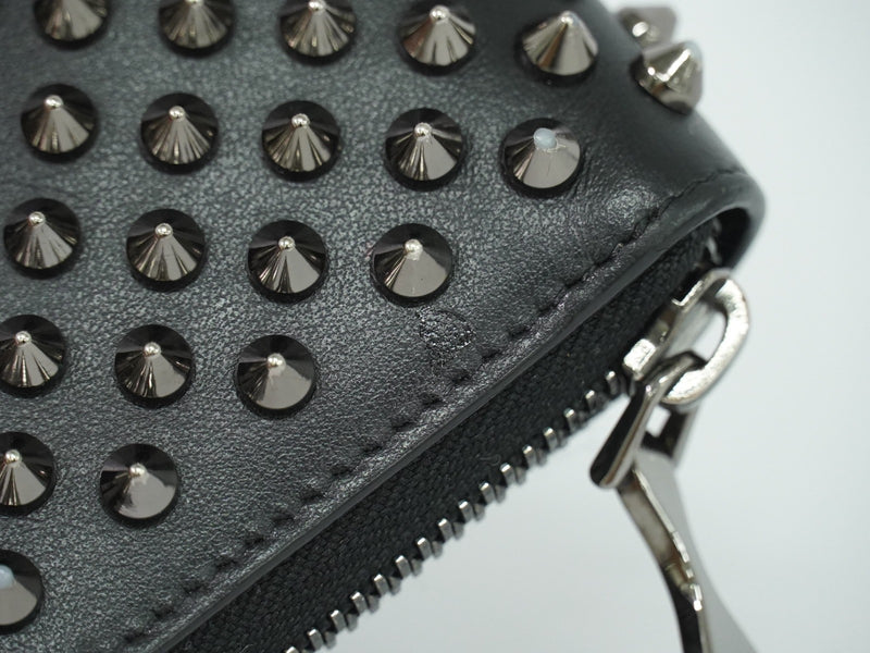 Christian Louboutin Panettone Spiked Leather Black Accessory