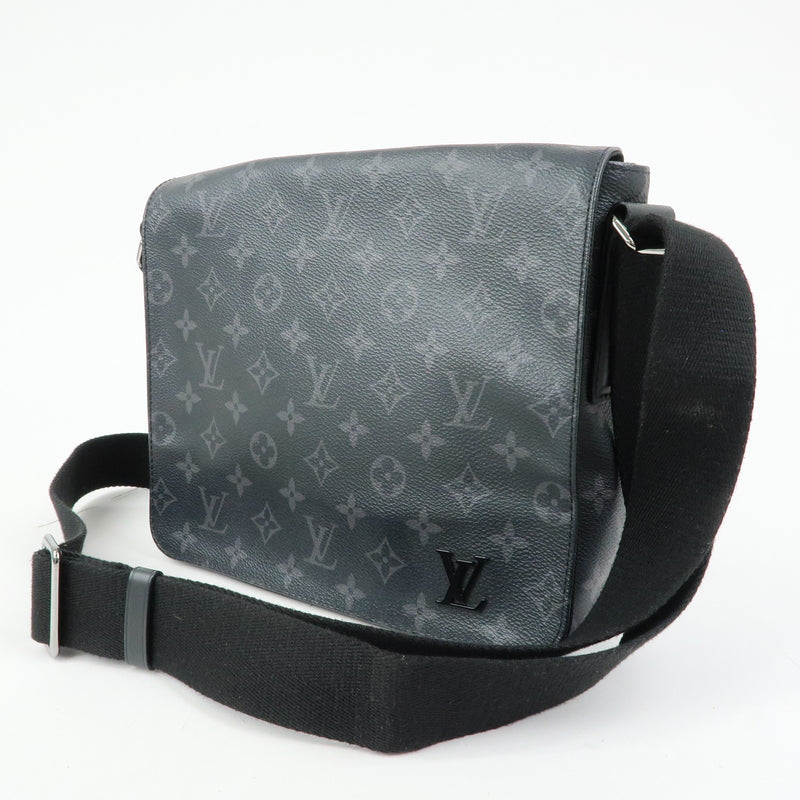 Louis Vuitton District Messenger Monogram Eclipse Canvas Gray