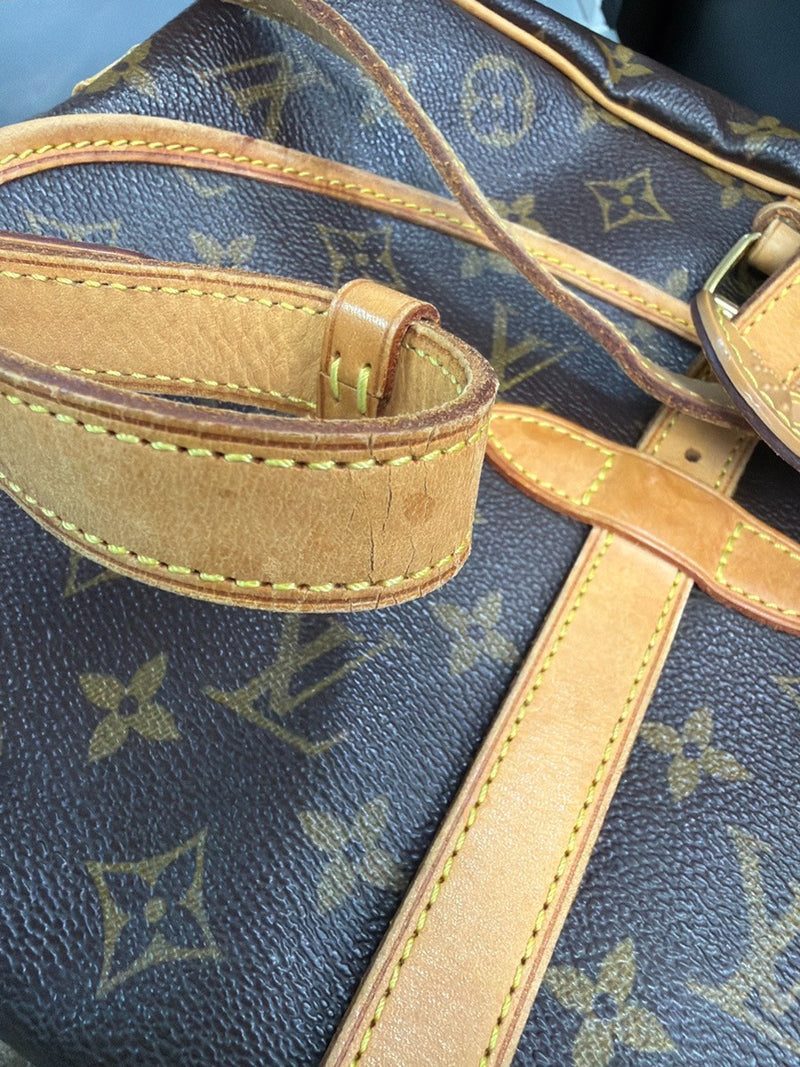 Louis Vuitton Saumur Monogram Canvas Brown Bag