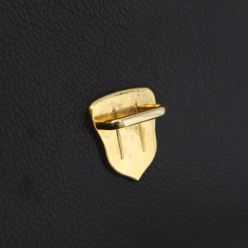 Saint Laurent Vintage Shoulder Bag Leather Black