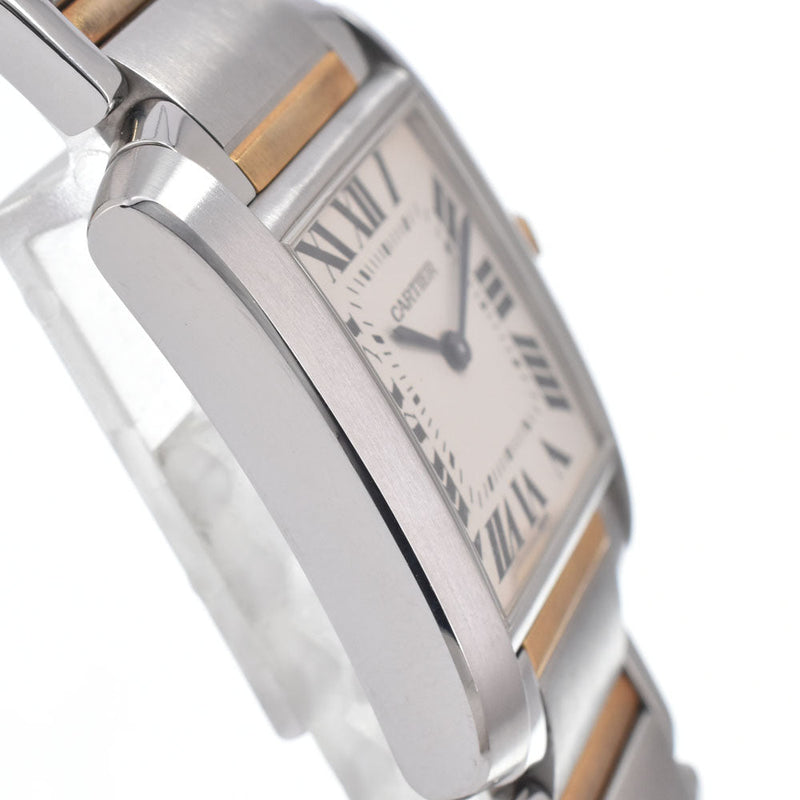 Cartier Tank Francaise Quartz Stainless Steel And Yellow Gold Watches