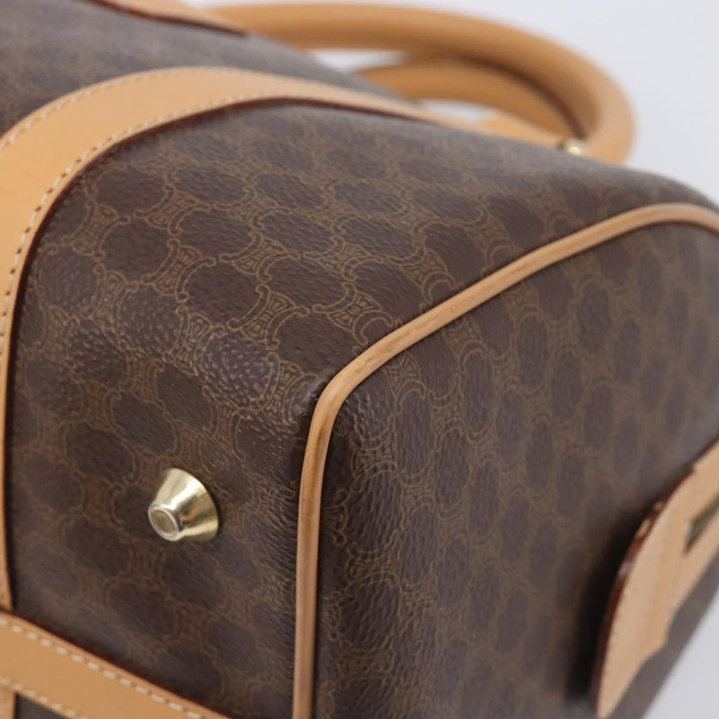 Celine Handbag Canvas Brown Bag