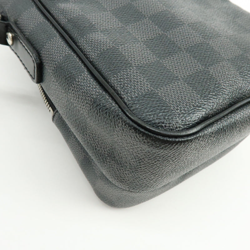 Louis Vuitton Rem Damier Graphite Black Canvas Bag
