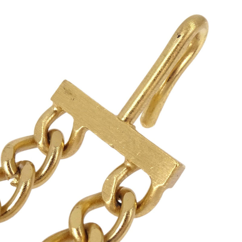 Chanel Necklace Flower Metal Gold Gold_plated Bijoux