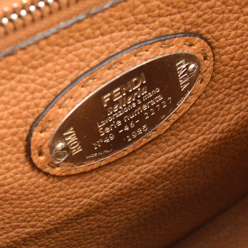 Fendi Selleria Peekaboo Leather Black Bag