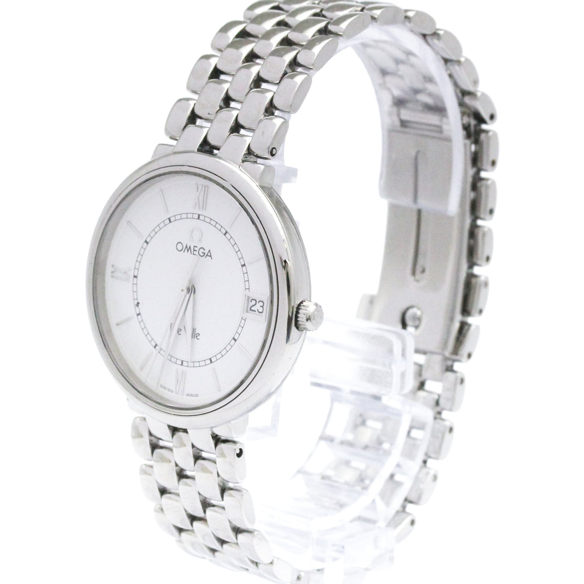 Omega De Ville Prestige Quartz Stainless Steel Watches