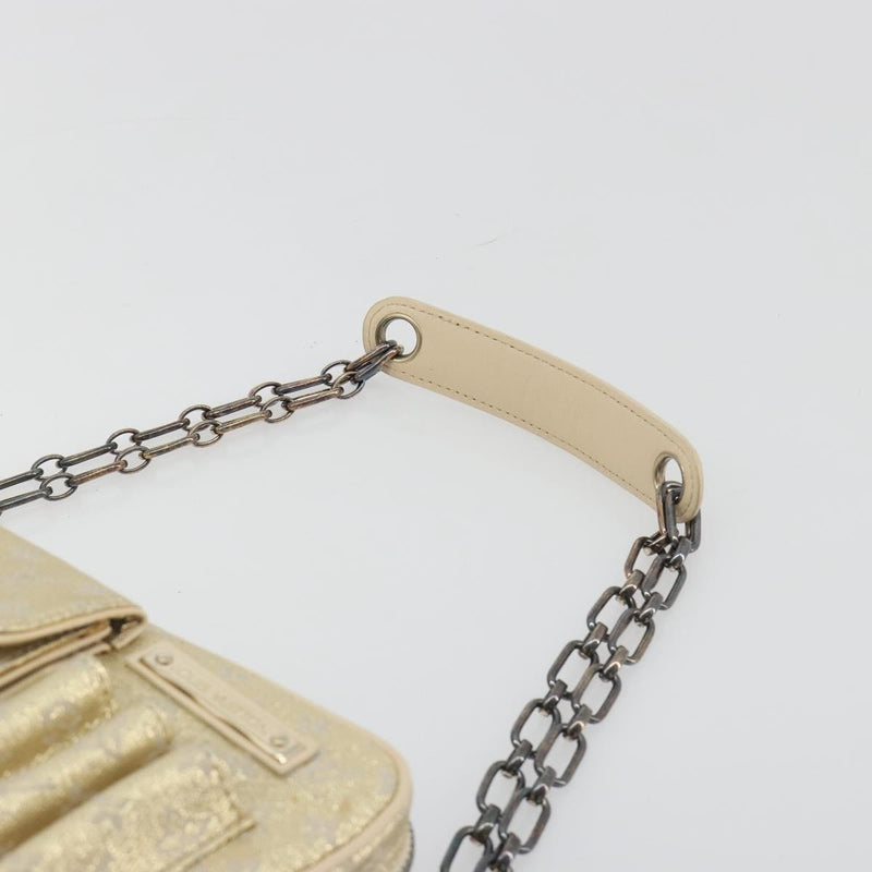 Louis Vuitton Mckenna Mini Lin Gold Canvas Bag