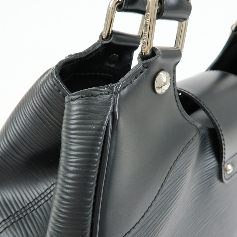 Louis Vuitton Montaigne Sac Epi Leather Black Bag