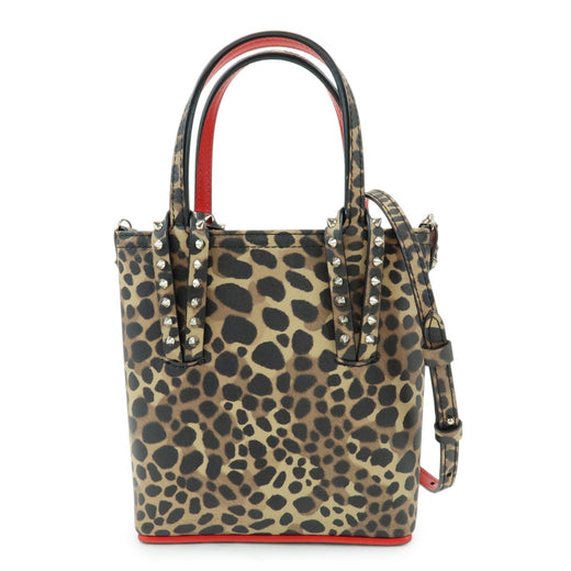 Christian Louboutin Cabata Leather Brown Bag