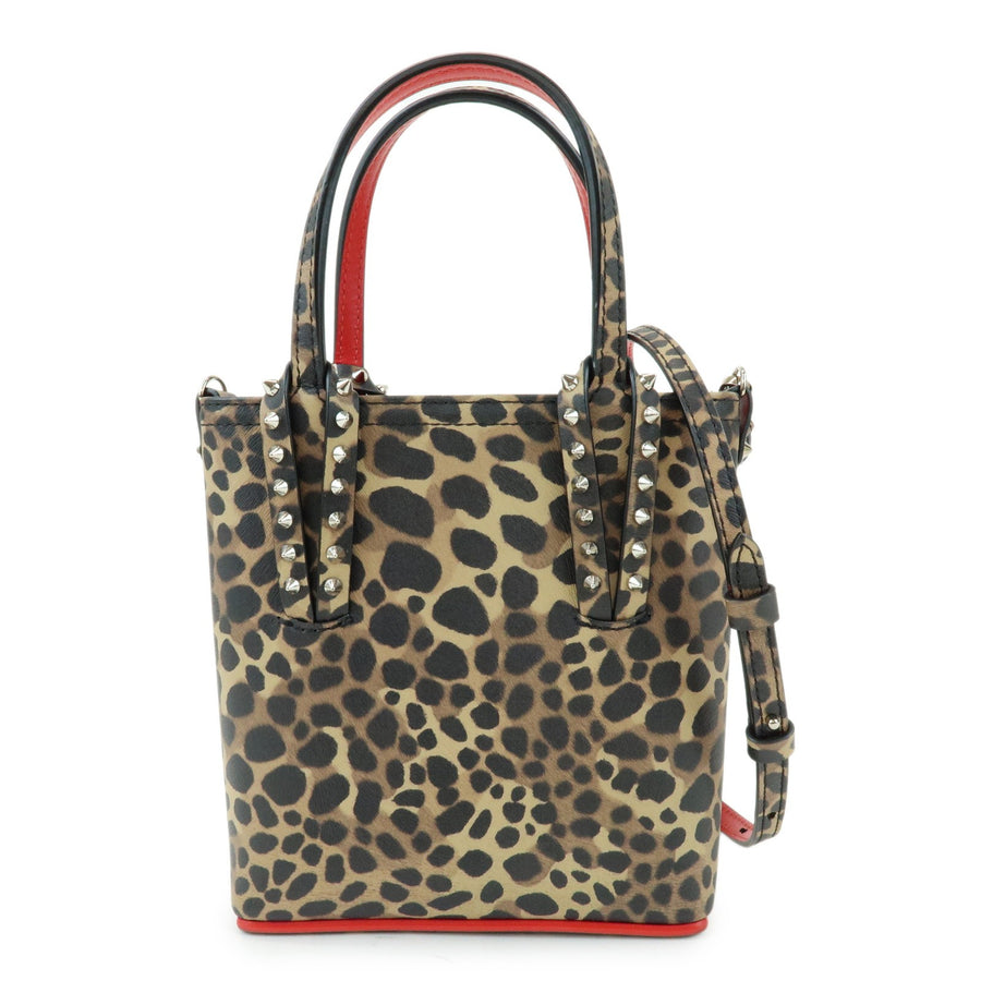 Christian Louboutin Cabata Leather Brown Bag