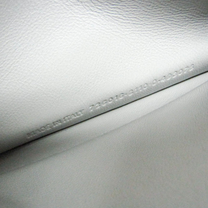 Balenciaga Crush Chain Flap Leather Silver Bag