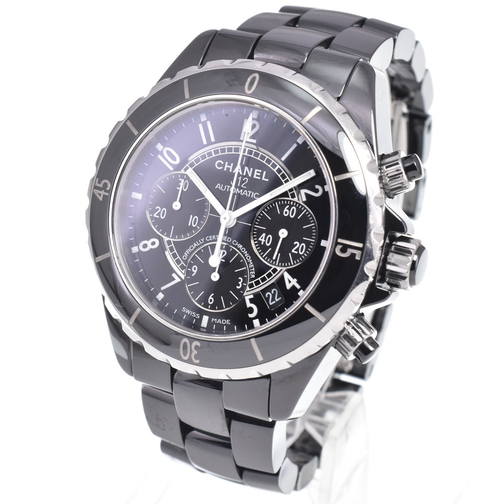 Chanel J12 Chronograph Automatic Ceramic And Stainless Steel Watches