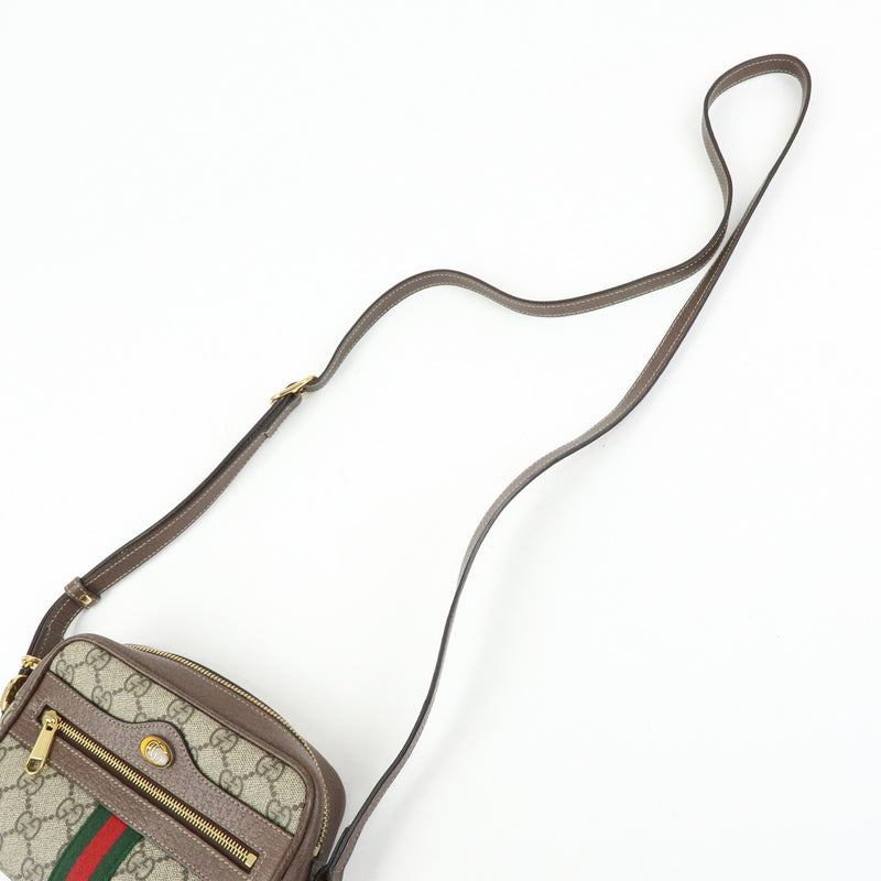 Gucci Ophidia Gg Coated Canvas Beige Bag