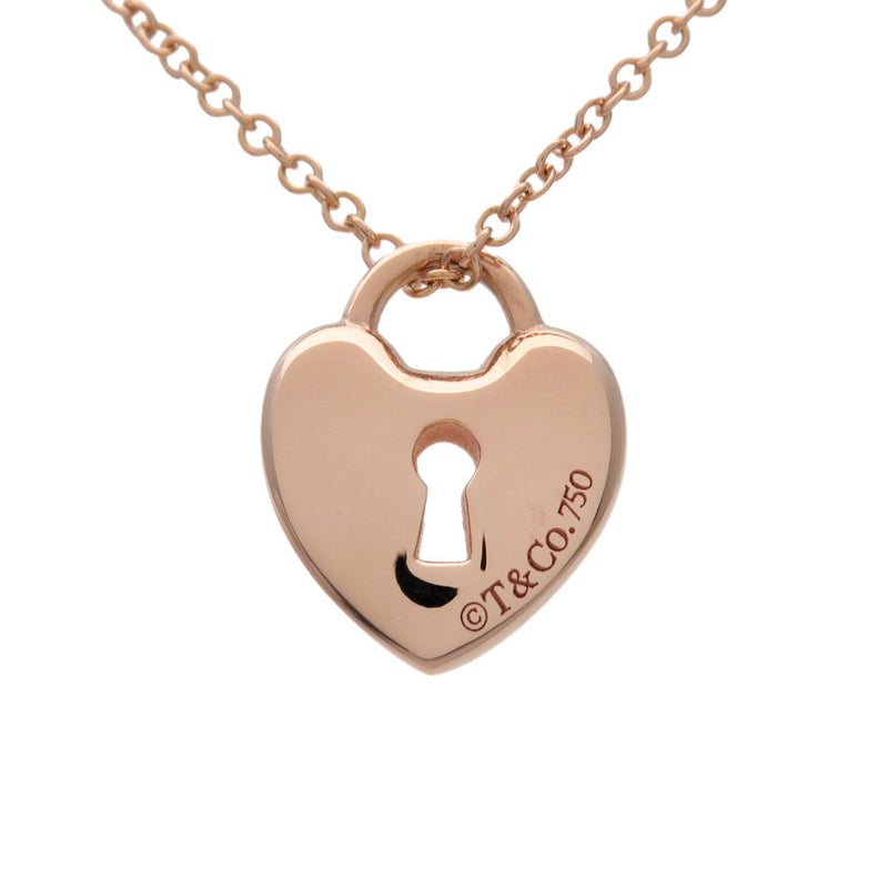 Tiffany & Co. Heart Lock Pendant 18k Rose Gold Rose_gold Bijoux