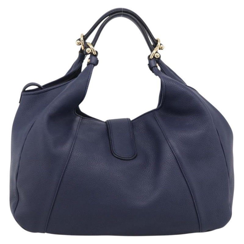 Loewe Calle Hobo Leather Navy