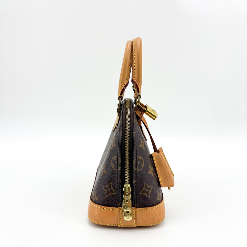 Louis Vuitton Alma Monogram Canvas Brown Bag