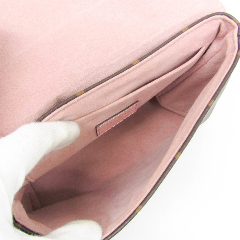 Louis Vuitton Locky Monogram Canvas With Leather Brown Bag