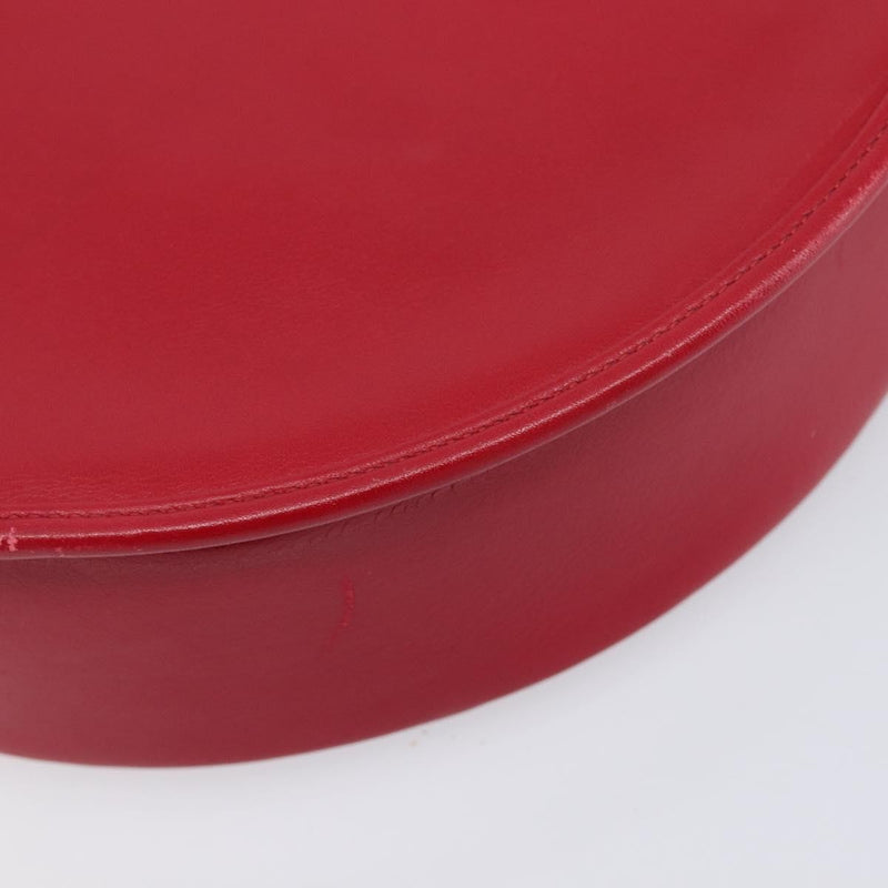 Saint Laurent Vintage Shoulder Bag Leather Red