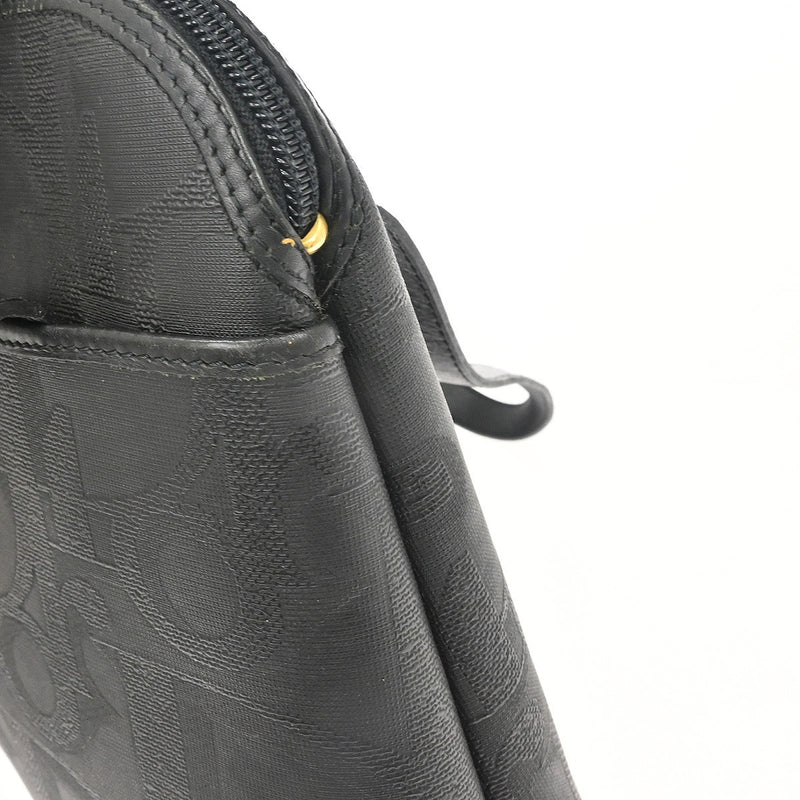 Christian Dior Vintage Canvas Black Pvc Bag