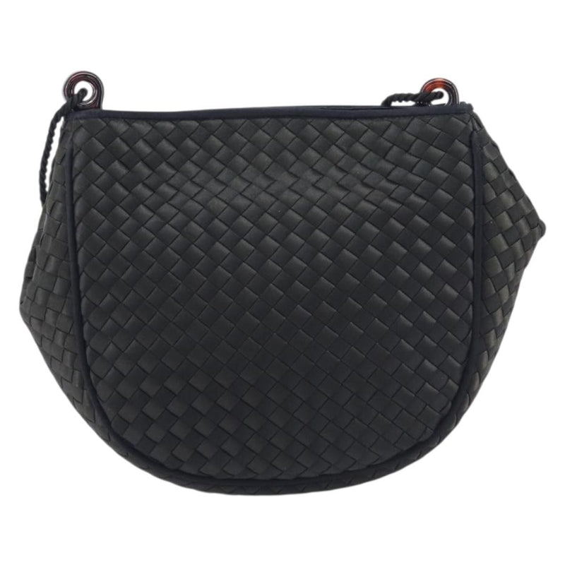 Bottega Veneta Vintage Intrecciato Hobo Nylon Black