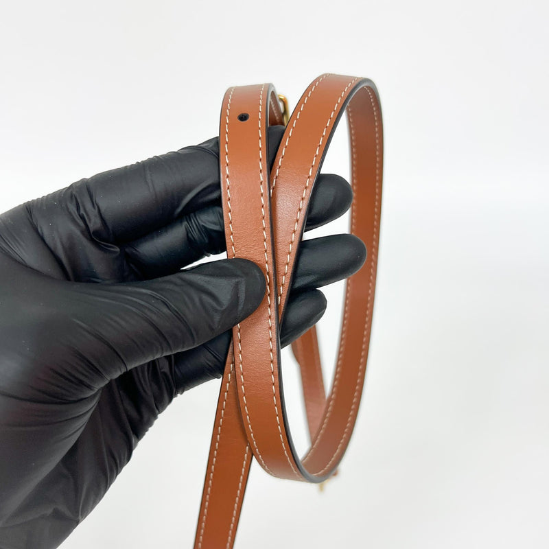 Celine Heart Leather Brown Calfskin Bag