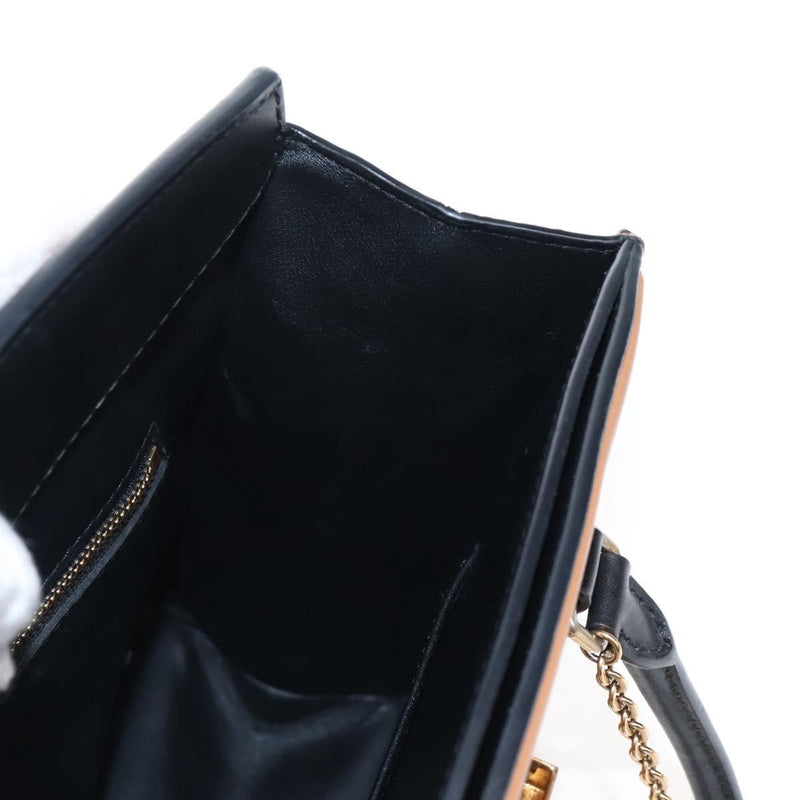 Louis Vuitton Cour Marly Leather With Studded Detail Beige Bag