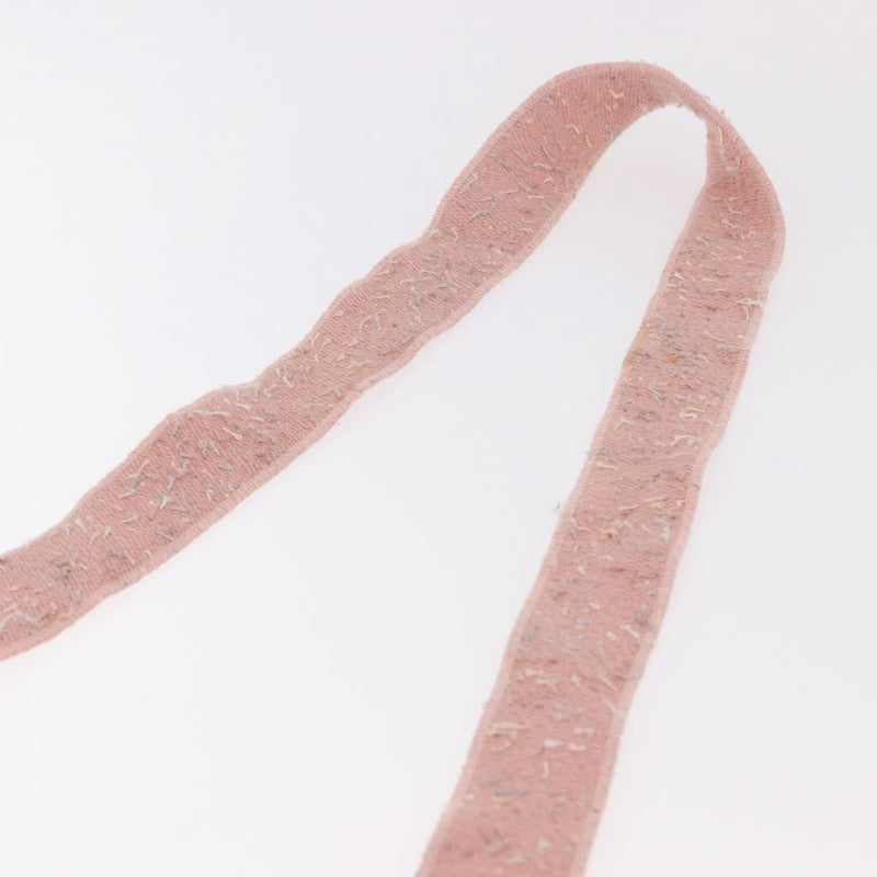 Chanel Shoulder Suede Patchwork Pink Tweed Bag