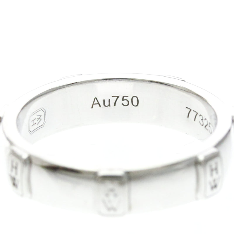 Harry Winston Hw Logo Band 18k White Gold With Diamond Silver White_gold Bijoux